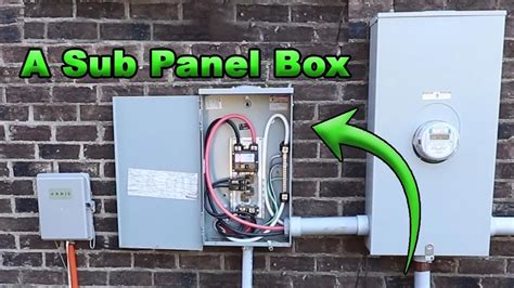 small 5 amp junction box|50 amp exterior sub panel.